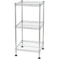 3Tier Steel Wire Shelving Tower,Wire Shelving Metal Storage Rack