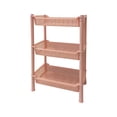 thumbnail image 1 of 3-Tier Step Shelf Organizer with Drainage Holes, Multi-Purpose Bathroom and Kitchen Storage Rack for Shampoo Bottles, Cosmetics, and Kitchen Supplies, 1 of 6