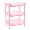 thumbnail image 1 of 3 Tier Storage Rack - Rectangular Shelf, Bathroom Kitchen Organizer, Floor Standing Multifunctional Storage for Living Room, Bedroom, Office, 11.02x7.09x16.54in, 1 of 5