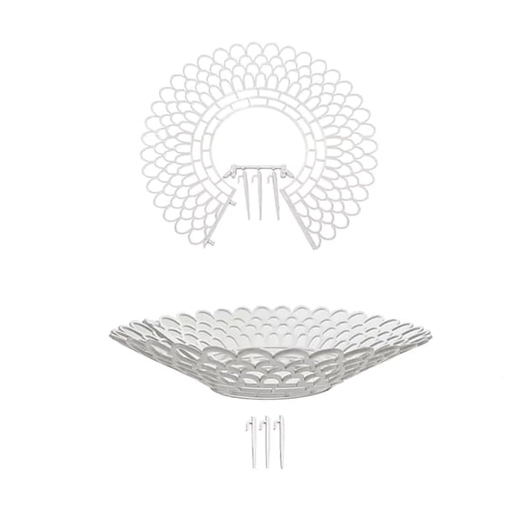 3 Tier Strawberry Plant Support Rack, Elevated Cultivation Stand with Metal Frame for Garden Growing, Heavy Duty Vertical Planter for Berry Climbers
