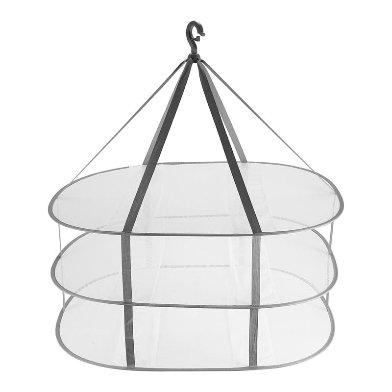 3Tier Sweater Drying Rack Hanging Clothes Hanging Dryer Laundry Mesh
