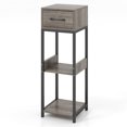 thumbnail image 1 of 3 Tier Tall Plant Stand with Drawer Anti-tipping Devices, 1 of 9
