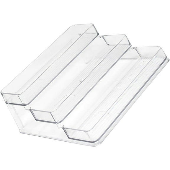 3 -Tier Transparent Stepped Cup Holder Syrup Spice Jar Container Cabinet Organizer Coffee Mug Hanger Seasoning Holder