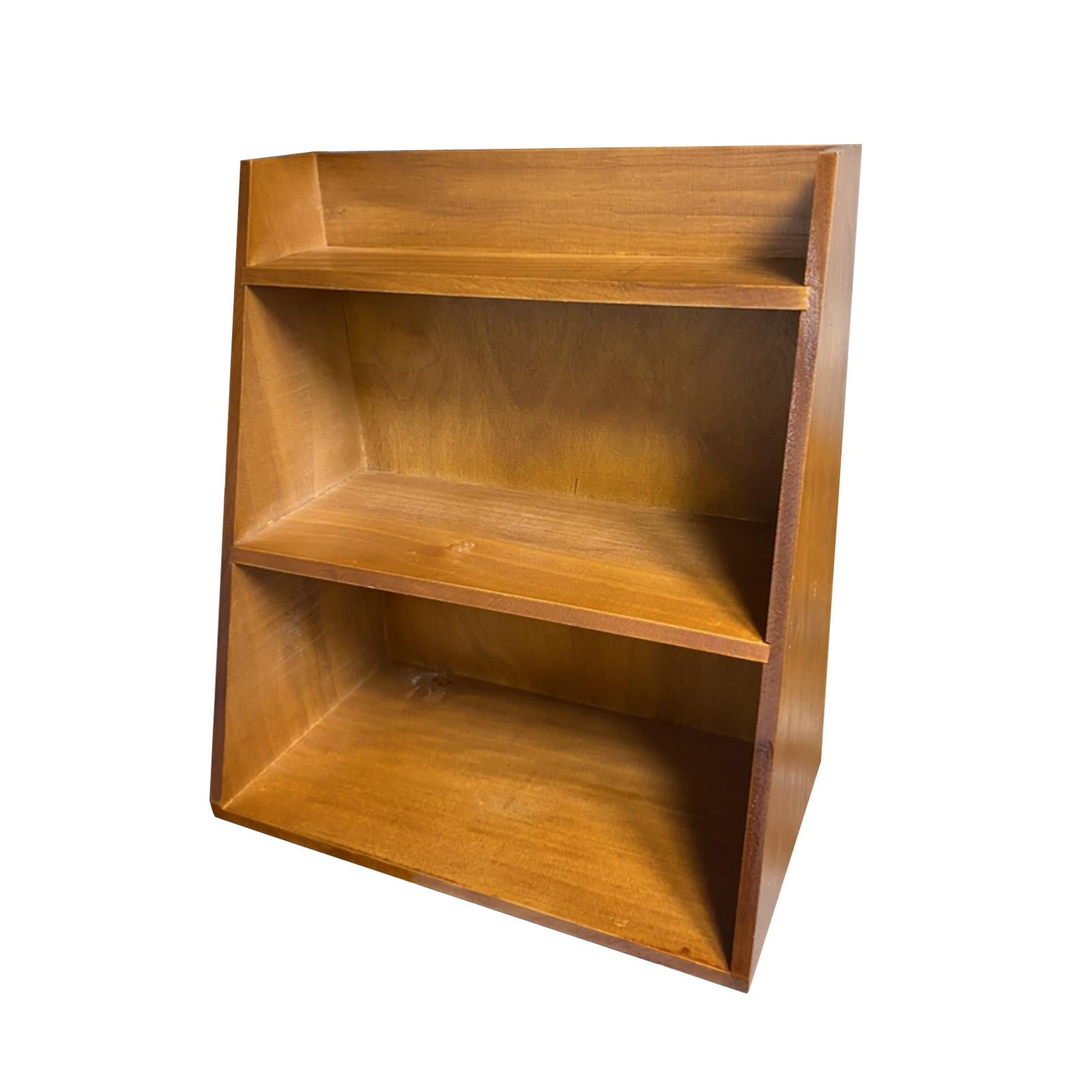 3 Tier Vintage Display Shelf Desk Organizer Home Decor Dresser Rack Decorative Retro Table Wall