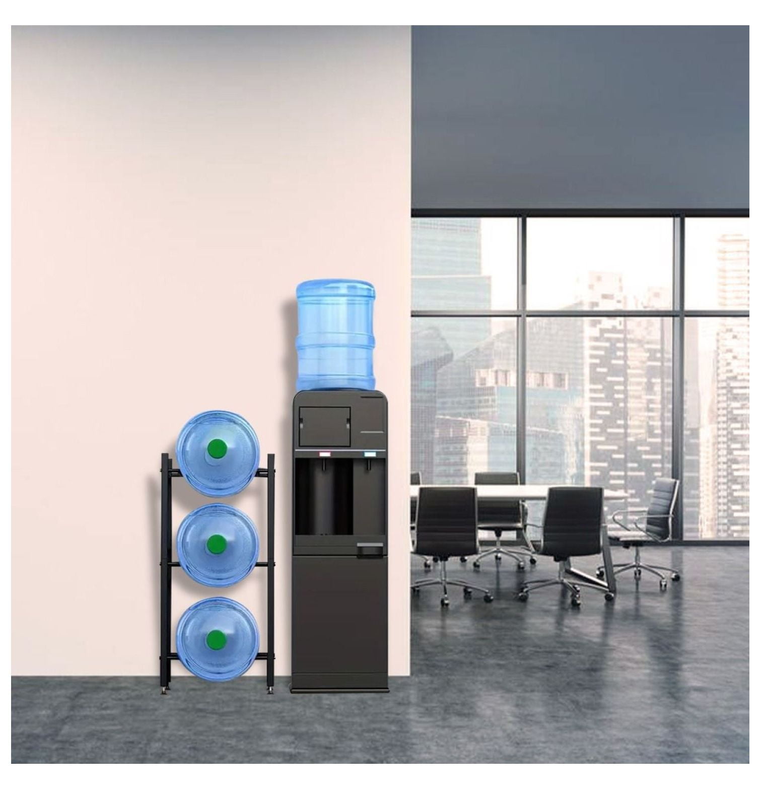 3 Tier Water Jug Rack 5 Gallon Water Bottle Storage Stand Heavy