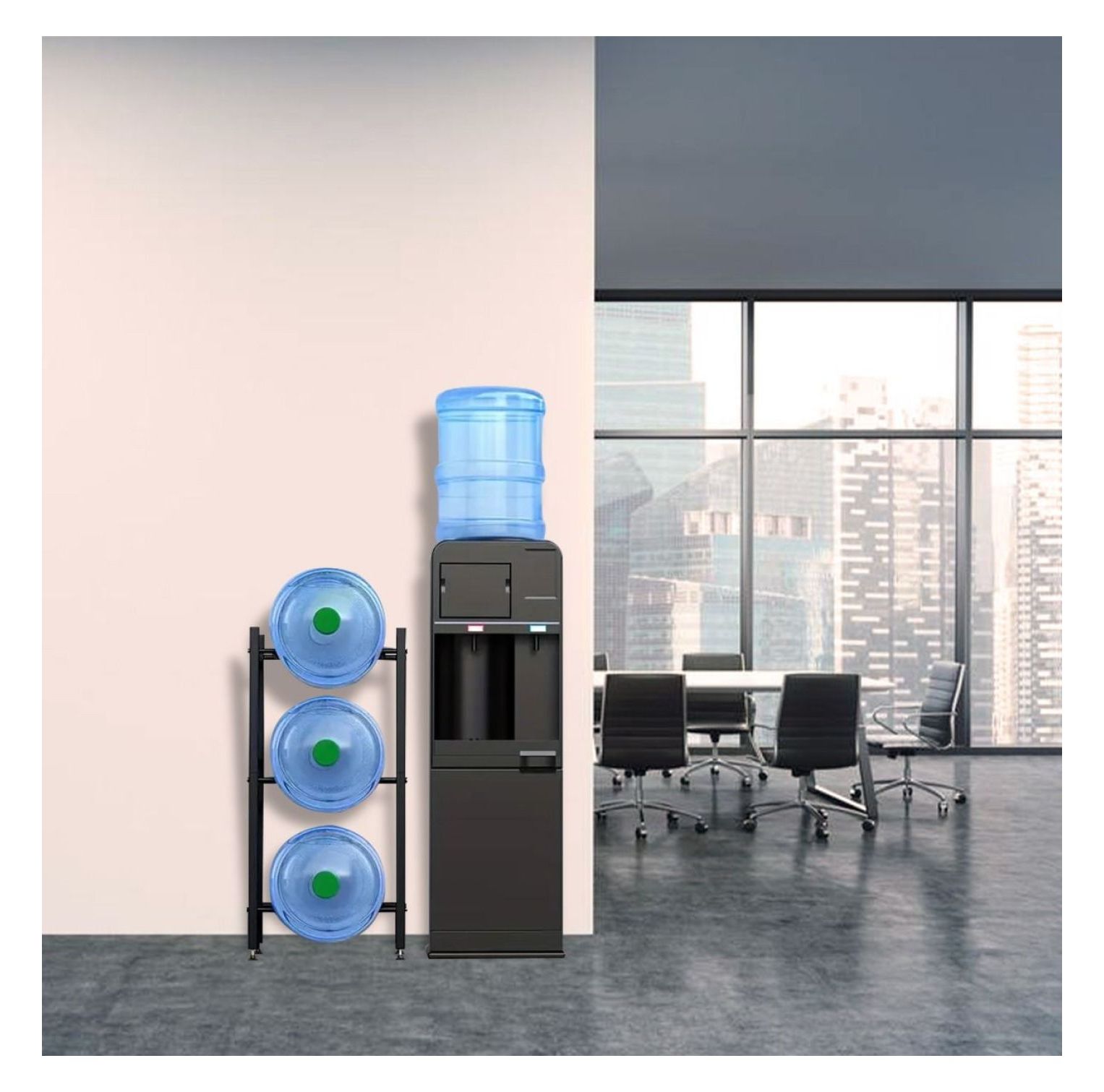 3 Tier Water Jug Rack Detachable 5 Gallon Water Bottle Storage Stand ...