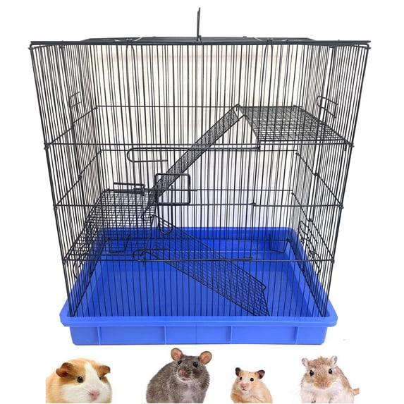 Curated visual reference: Visual Reference: 3 Tier Pet Cage For Rats Mice Gerbil Hamster With