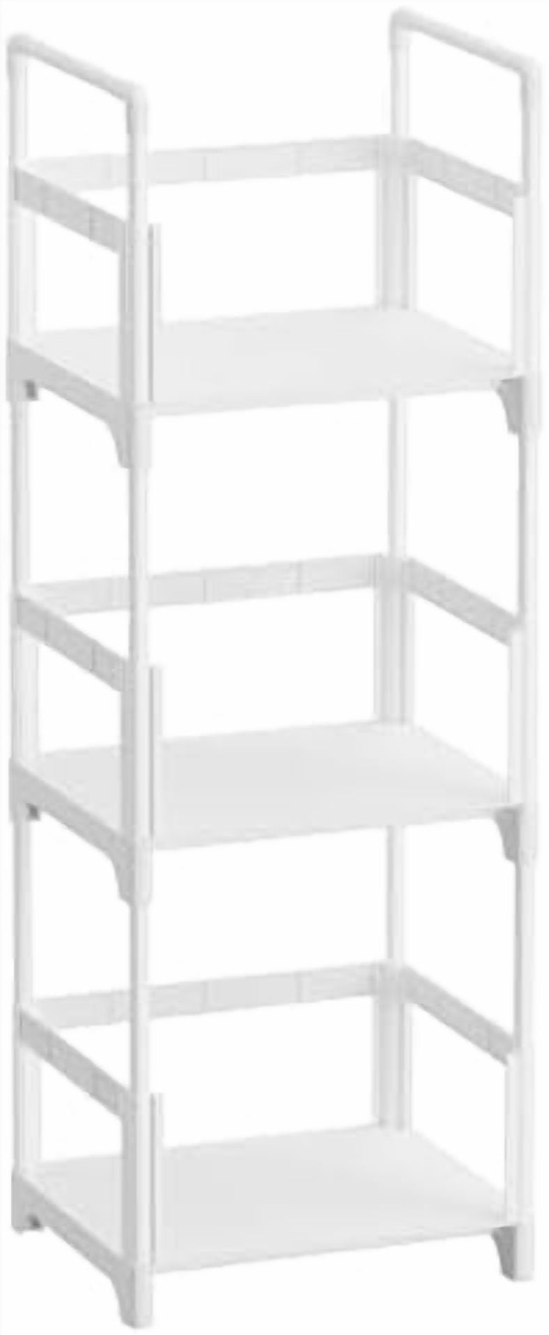 3 Tiers Small Bookshelf Rack Storage Organizer Easy Assemble, Sturdy ...