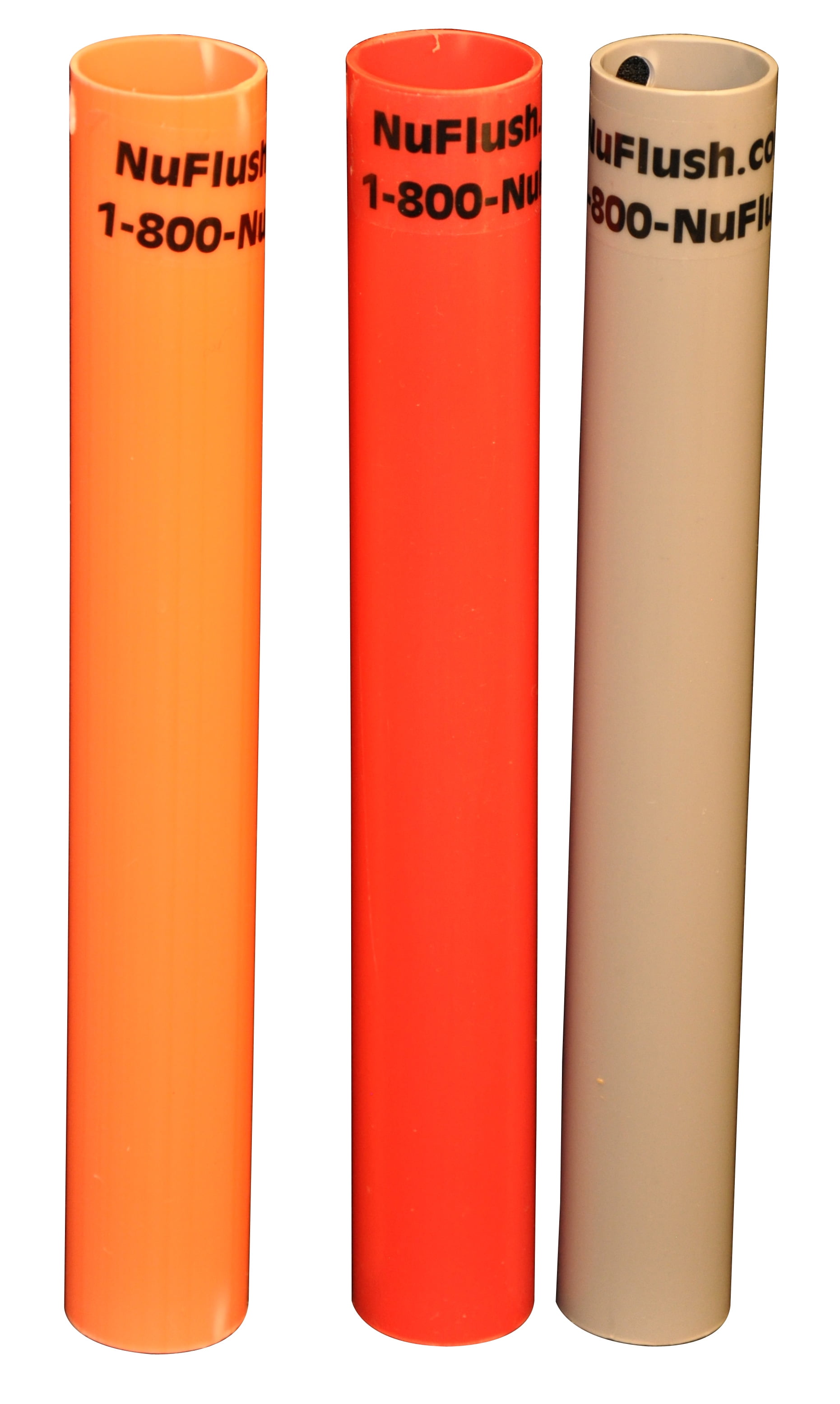 3 Toilet Overflow Extension Tubes, Add More Water per Flush! by NuFlush