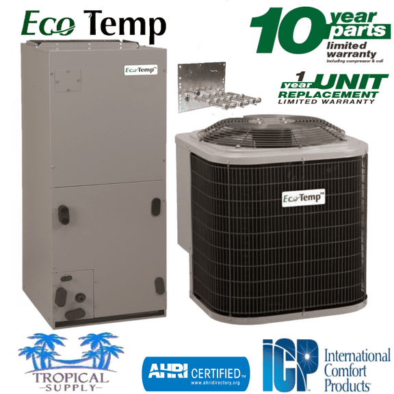 3 Ton 14.5 Seer Heat Pump R454b Split Systems Condenser, Air Handle & Heat Strip