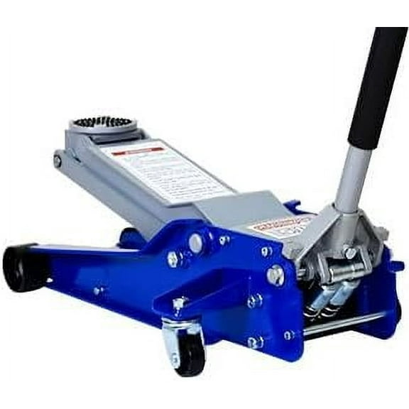 3 Ton Hydraulic Floor Jack Low Profile Gato HidrUlico Para Carro Aluminum Iron Horizontal Jack Automotive Car Floor Jack Trolley Jack Lifting Range 4.3" to 20"