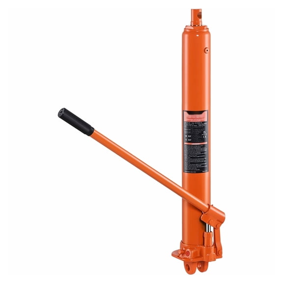 3 Ton Hydraulic Long Ram Jack - Engine Hoist Cylinder with Clevis Base - 26.2-46" Lift Range - Heavy Duty Steel Construction for Automotive & Industrial Use