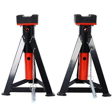 3 Ton Jack Stand, 10 Adjustable Height Axle Stands, 6000 Lbs Capacity Per Stand Lifting Holder for Sedan SUV Coupe 12.6"-18.30" Lifting Range 1 Pair