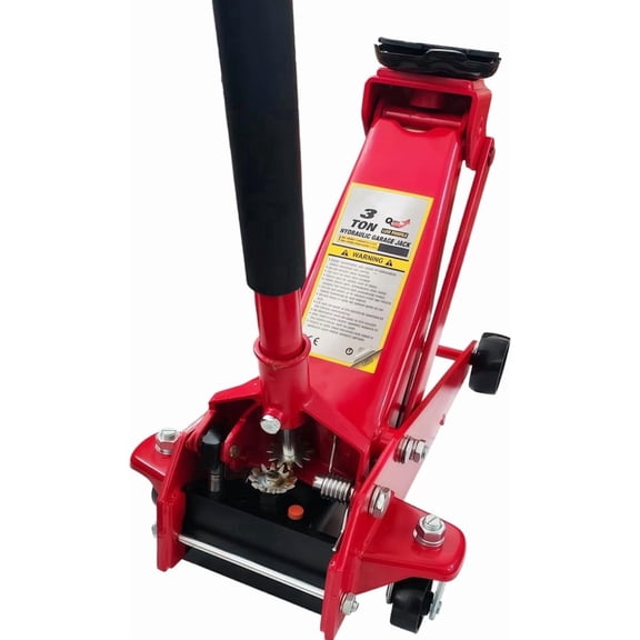 SUPEROKAY 3 Ton Low Profile Floor Jack, Heavy Duty Steel Racing Jack, 6600 lbs Capacity, 5.5 to 20.4 Inch Lifting Range, 1-Pack