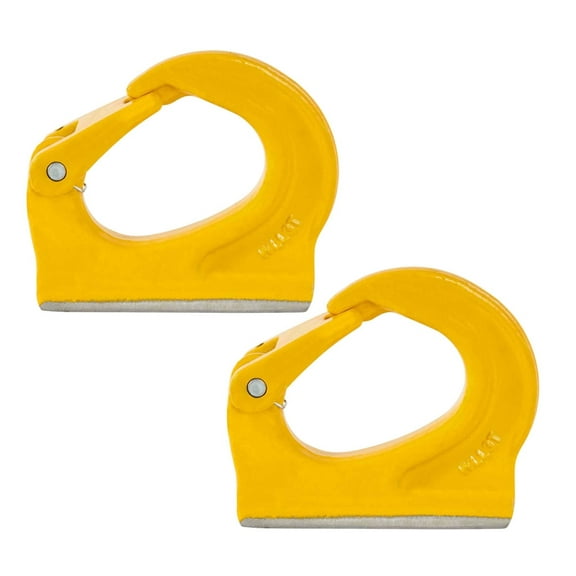 3 Ton Weld on Anchor Hook G80 Wrecker Tow Truck Rotator Rollback 6600 Lbs Load Limit (2 Pack)