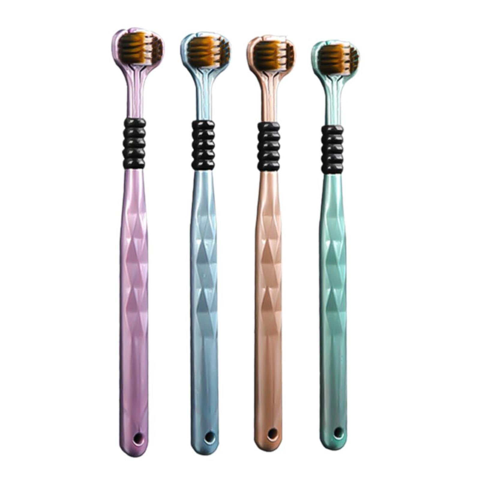 3 Toothbrush 2024 Three Toothbrush For Adults V Shaped 3 Three ...