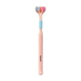 3 Toothbrush For Adults Triple Angle Tooth Hugging Deep Cleaning Tongue