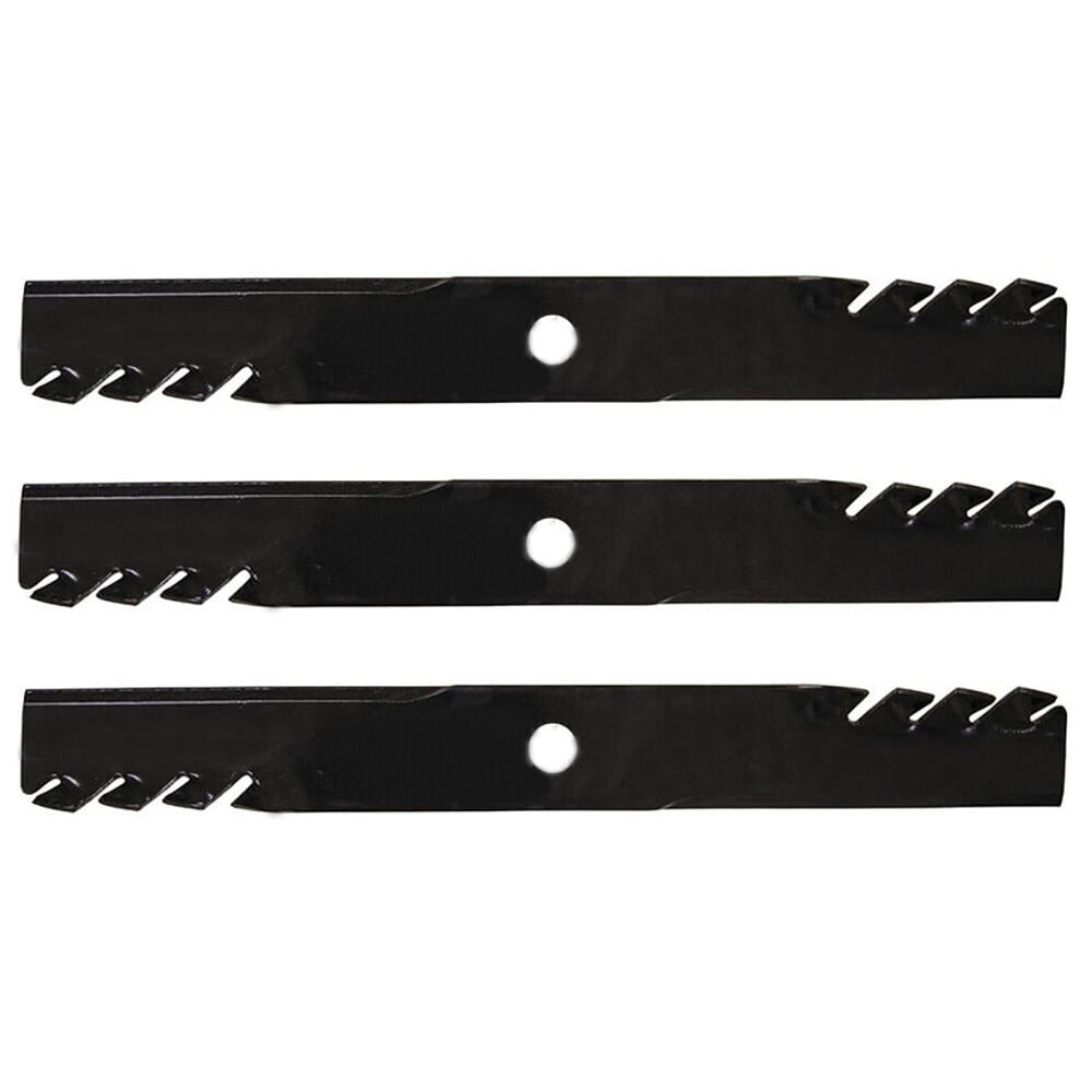 3 Toothed Commercial Mulch Blades Fits John Deere Z Trak Zero Turn Mowers 54 Deck Walmart