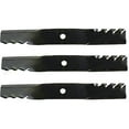 thumbnail image 1 of (3) Toothed Mulcher Blades Fits John Deere 54" Lawn Mower Replaces M143520 M145516, 1 of 6