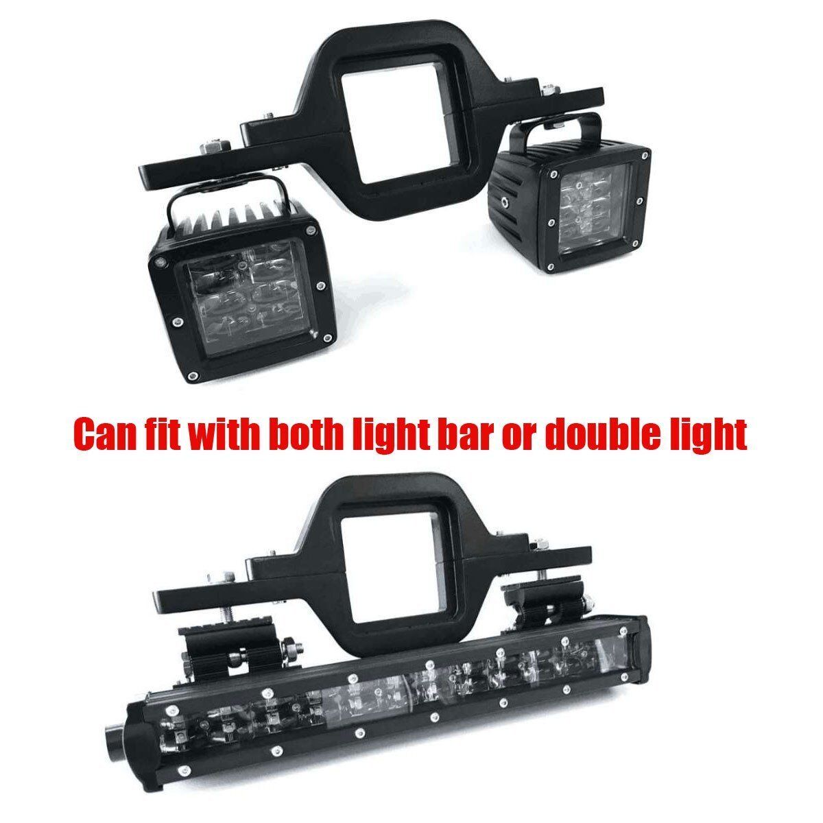 3" Tow Trailer Hitch Mounting Bracket Backup Reverse For LED Work Light