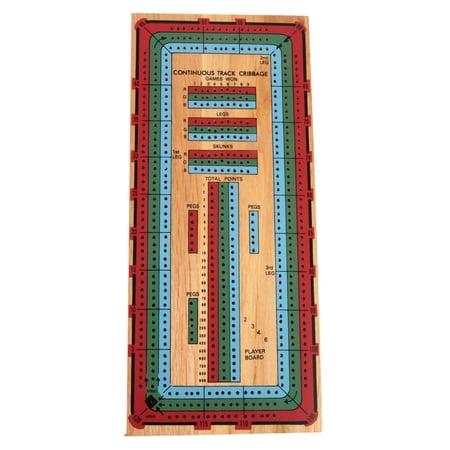 3 Track Continuous Color Cribbage