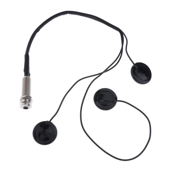 3 Transducer Acoustic Guitar EQ Piezo Pickup For Guitar Harp Parts Accs.