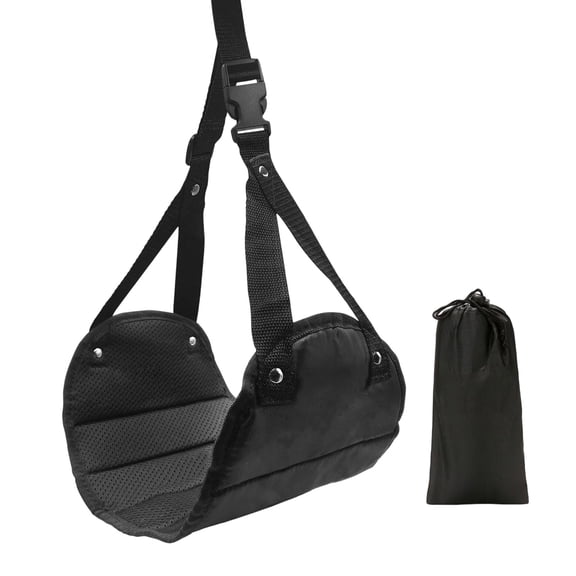 3. Travel Foot Hammock with Elevating Straps Lightweight Leg for Long-Haul Circulation