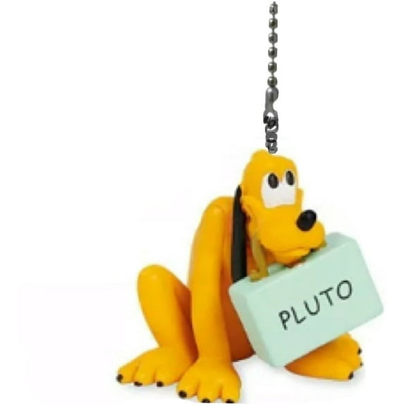 3" Traveler Railroad Pluto Dog PVC Fan Lamp Light Pull Figure Mickey Pet