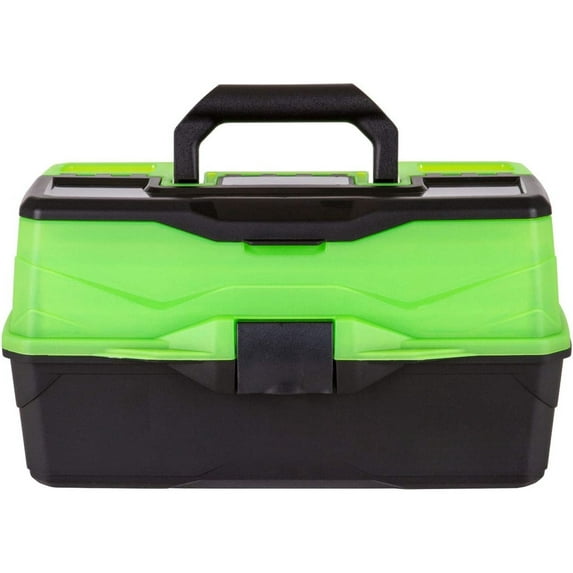 3-Tray Classic Tackle Box, Frost Green/Black, Fishing Organizer