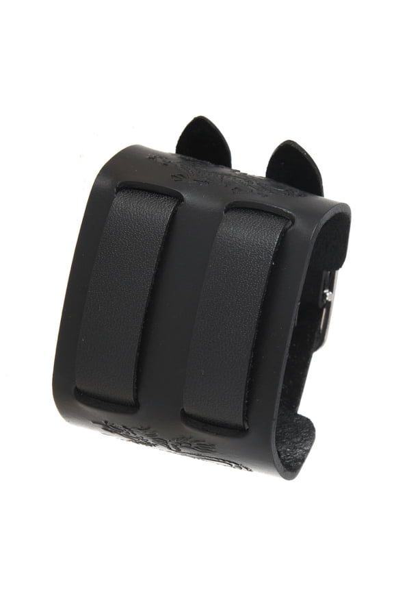 3. Trendy Faux Leather Arm Cuff Quick-Release Clasp Unisex Modern Hip Hop Jewelry For Teens Adults