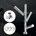 thumbnail image 1 of 3-Tube Fishing Rod Holder Stainless Adjustable Marine Tree Type Rocket Launcher, 1 of 12