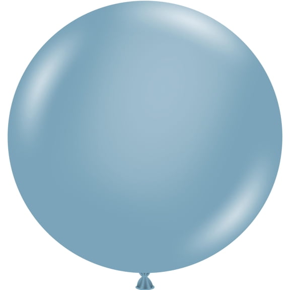 3 Tuftex Blue Slate Balloons 24" Made In USA