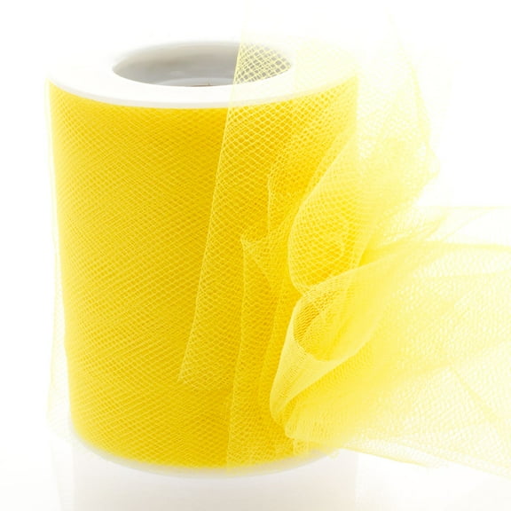 3" Premium Tulle Yellow 25 Yard