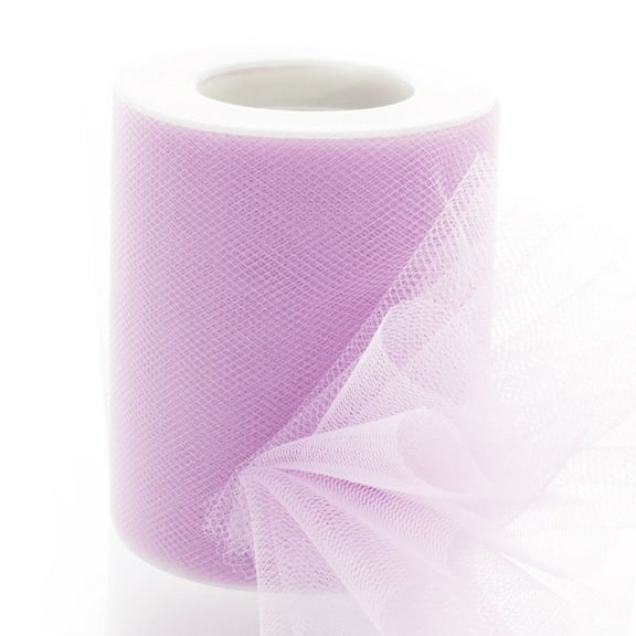 3" Premium Tulle Lt. Lavender 25 Yard