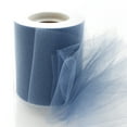 thumbnail image 1 of 3" Premium Tulle Antique Blue 25 Yard, 1 of 2
