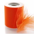 thumbnail image 1 of 3" Premium Tulle Orange 100 Yard, 1 of 2