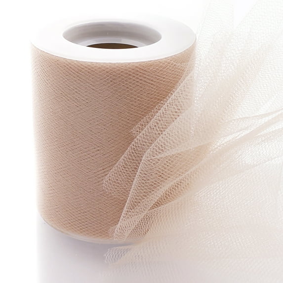 3" Premium Tulle Taupe 100 Yard