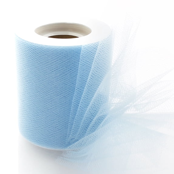 3" Premium Tulle Dusty Blue 100 Yard
