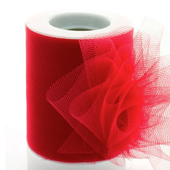 3" Premium Tulle Red 25 Yard