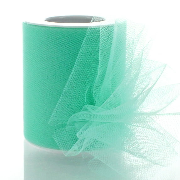 3" Premium Tulle Aqua 25 Yard