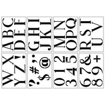 2 Summer Camp Alphabet Stencils by Craft Smart®