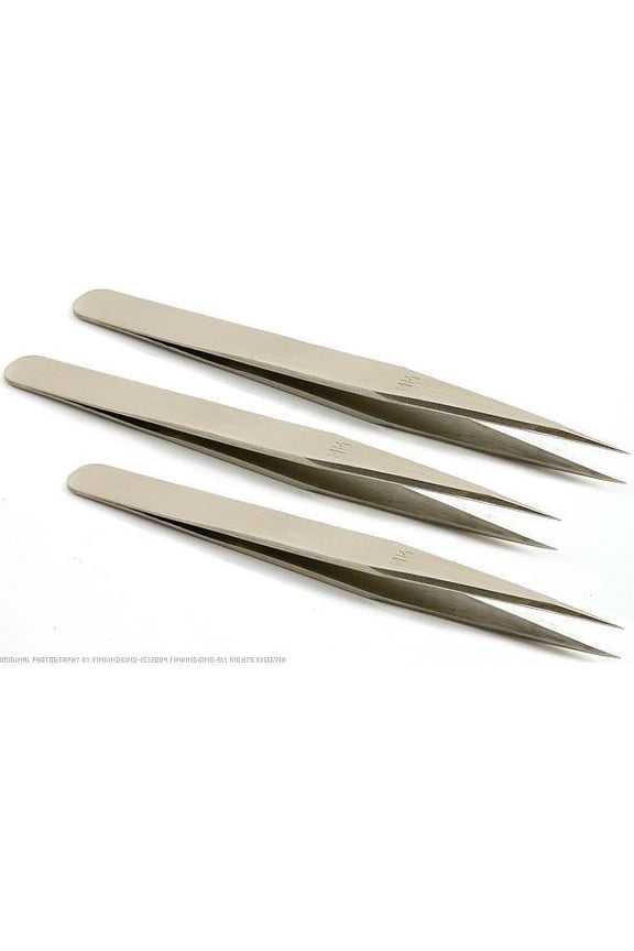 3 Tweezers for Jewelers Watchmakers Jewelry Watch Clock Soldering Repair Tool