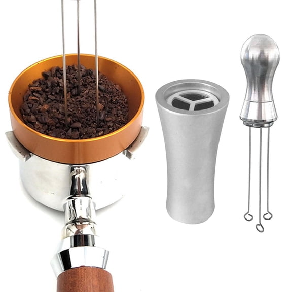 3 Type Coffee Stirring Tool Leveler Tool Coffee Lovers Gray