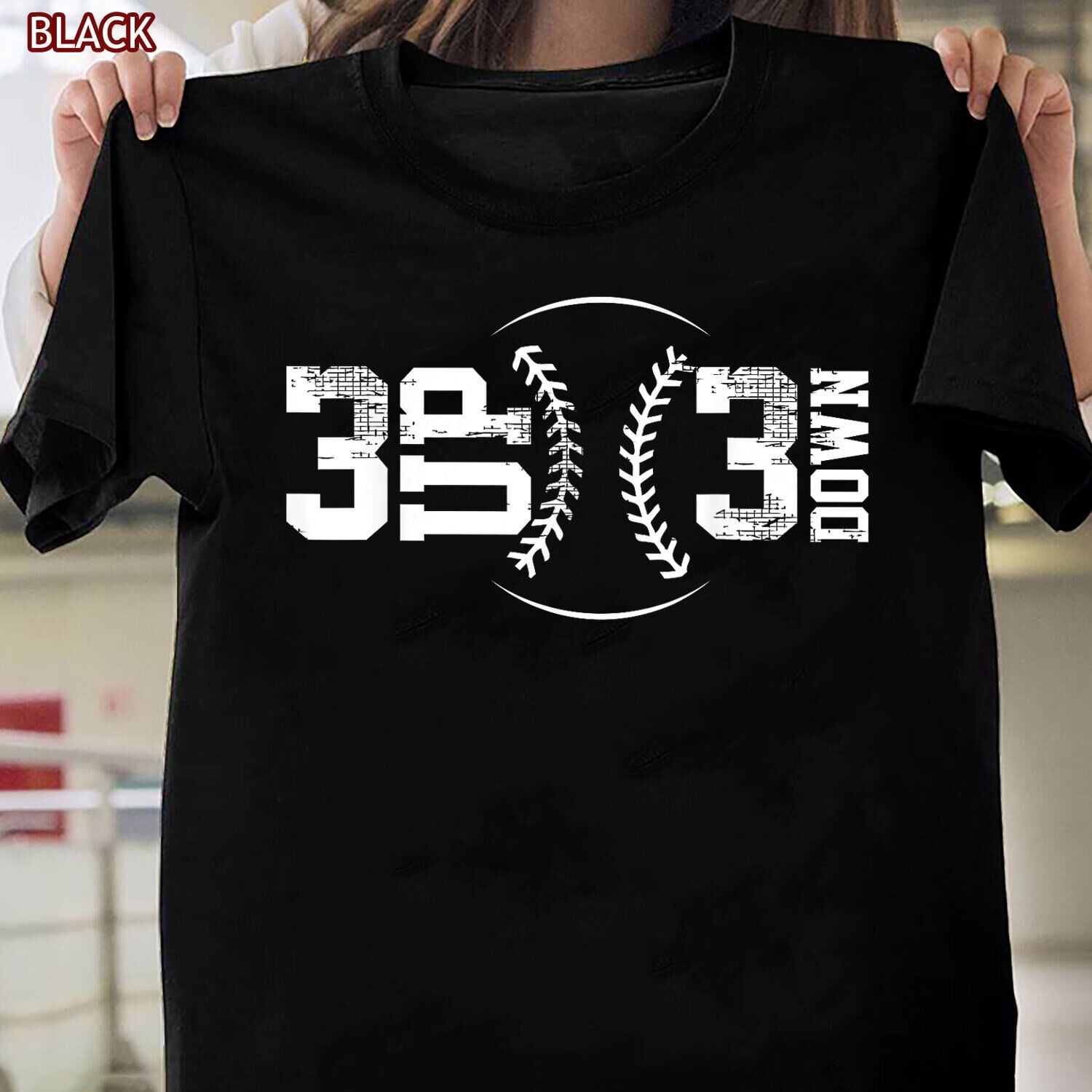 3 UP 3 Down Baseball TShirt, Funny Sport for Women Men, Baseball
