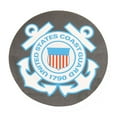 thumbnail image 1 of 3" USCG Decal Round Reflective Sticker, 1 of 2