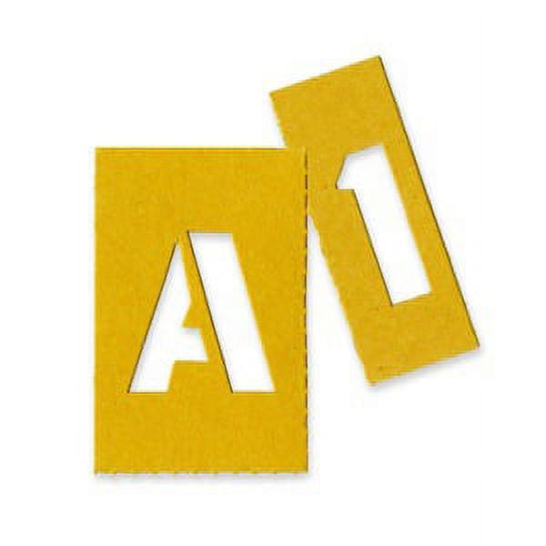 Chartpak Painting Letters/Numbers Stencils - 1 Chartpak Painting Letters/Numbers Stencils - 1