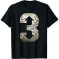 thumbnail image 1 of 3 Up 3 Down | Three Up Three Down Baseball T-Shirt, 1 of 3