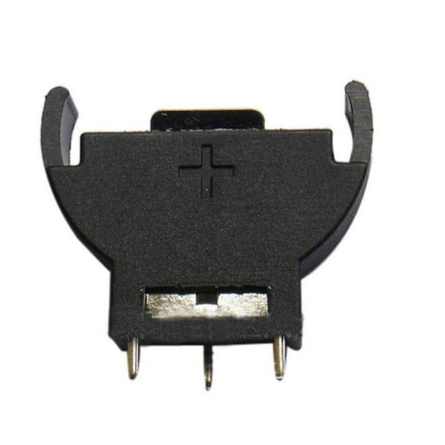 3 Vertical CR2032 2025 PIN Socket Battery Holder Button Half Round Case