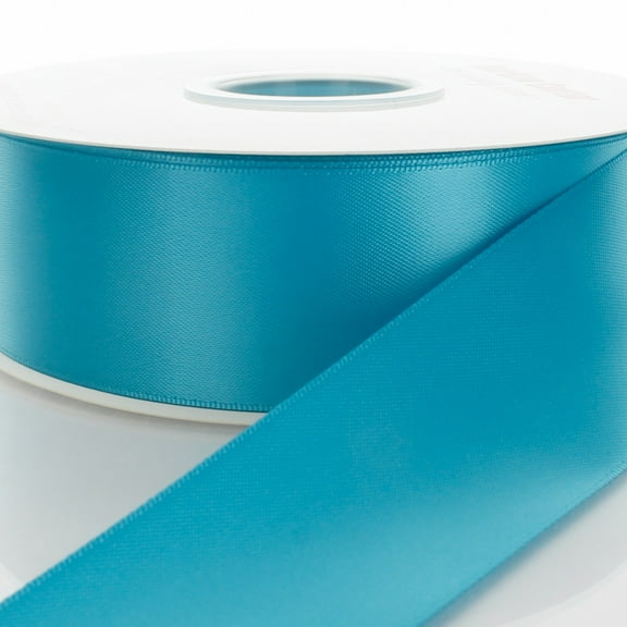 3" Vivid Blue Double Faced Satin Ribbon 3 Yards