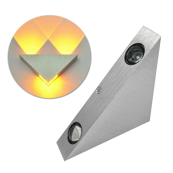 3 W Wall Lights Modern Wall Lamp Triangle Aluminum Wall Light LED Wall Lamp Corridor Background Wall Lamp Wall Sconce